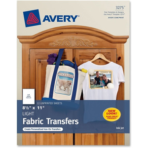 avery printable heat fabric transfer paper for diy projects on dark fabrics