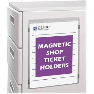 C-Line Magnetic Vinyl Shop Ticket Holders, Welded - CLI83911