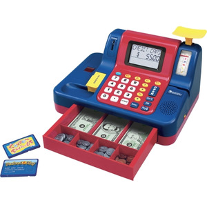 LEARNING RESOURCES CASH REGISTER MONEY visual data 5