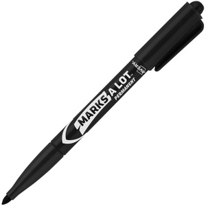 Avery Permanent Markers, Pen-Style Size, Bullet Tip, 1 Black Marker ...