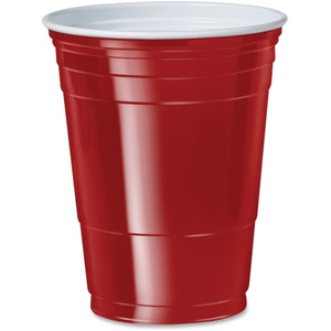 Solo Plastic Party Cup - SLOP16RLRPK - Shoplet.com