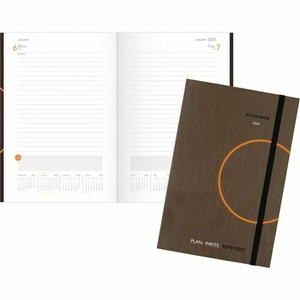 At-A-Glance Plan. Write. Remember. Undated Planning Notebook with Reference Calendars - Large Size - Julian Dates - Daily - 1 Year - 1 Day Single Page Layout - 8 1/2