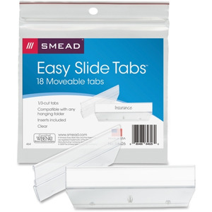 Smead Easy Slide Hanging Folder Tabs - SMD64626 - Shoplet.com