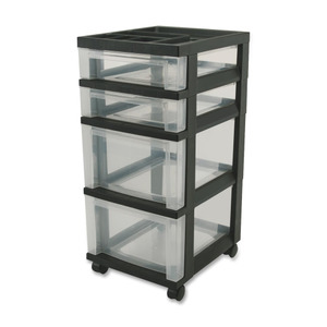 Iris IRS 100101 Clear Storage Boxes with Lids External Dimensions