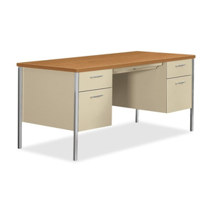 HON 34000 Series Double Pedestal Desk - HON34962CL - Shoplet.com