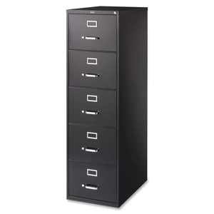 Lorell Commercial Grade Vertical File Cabinet - 5-Drawer - LLR48501 ...