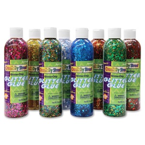 Creativity Street Classroom Size Glitter Chips - Craft, Classroom - 8 / Box - Assorted Creativity Street Classroom Size Glitter Chips - Craft, Classroom - 8 / Box - Assorted