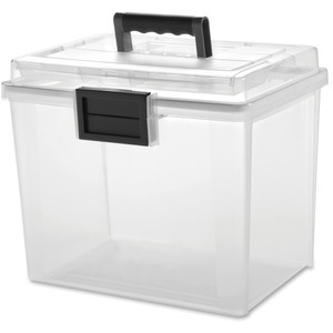 IRIS Weather Tight Portable File Box - IRS110350 - Shoplet.com