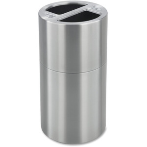 Safco Dual Recycling Receptacle - 30 gal Capacity - 32.5 Safco Dual Recycling Receptacle - 30 gal Capacity - 32.5