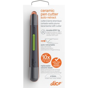 Slice Pen Cutter Auto-Retractable - Retractable, Anti-magnetic, Rust Resistant - Ceramic - 5.3 Slice Pen Cutter Auto-Retractable - Retractable, Anti-magnetic, Rust Resistant - Ceramic - 5.3