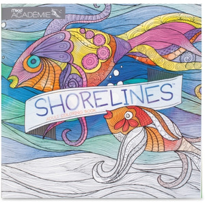 mead shorelines adult coloring book coloring printed book