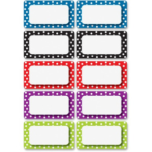 Ashley Dotted Dry Erase Nameplate Magnets - ASH10118 - Shoplet.com