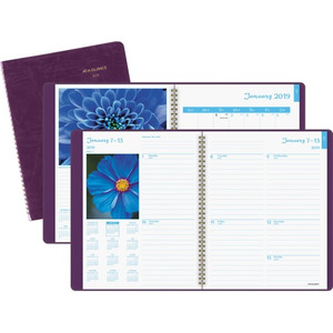 At-A-Glance DayMinder Floral Weekly/Monthly Planner - AAGG70159 ...