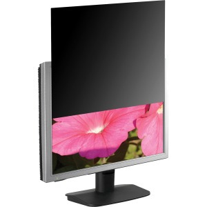 Business Source 16:9 Ratio Blackout Privacy Filter Black - For 21.5