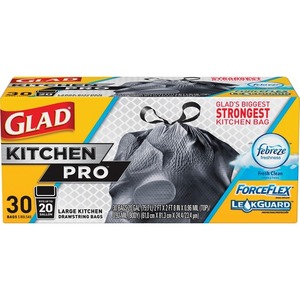 Glad OdorShield Tall Kitchen Drawstring Trash Bags - CLO78361CT