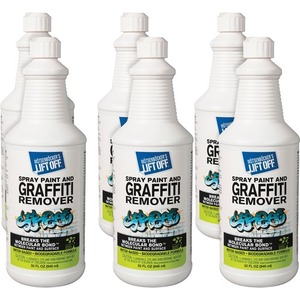Mtsenbcker's Lift Off Spray Paint/Graffiti Remover - 32 fl oz (1 quart) - 6 / Carton - Environmentally Friendly, Water Based - White Mtsenbcker's Lift Off Spray Paint/Graffiti Remover - 32 fl oz (1 quart) - 6 / Carton - Environmentally Friendly, Water Based - White