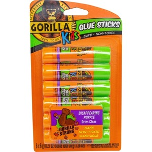 Gorilla Glue Kids Disappearing Purple Glue Sticks - GOR2637801 - Shoplet.com