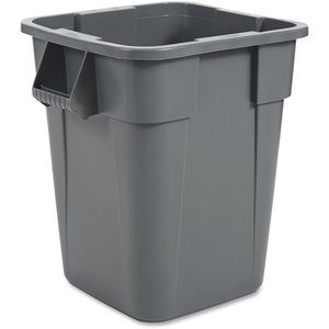 Rubbermaid Brute Mülleimer 75,7 Liter – Mit Belüftung, Grau, Extrem Stabil