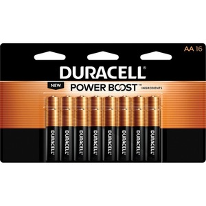 Duracell Coppertop Alkaline AA Battery 16-Packs - For Multipurpose - AA - 1.5 V DC - 192 / Carton Duracell Coppertop Alkaline AA Battery 16-Packs - For Multipurpose - AA - 1.5 V DC - 192 / Carton