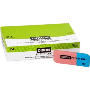 Dixon Pink-N-Ink Beveled Erasers - DIXX77006C - Shoplet.com