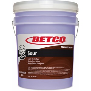Betco Symplicity Sour Fabric Neutralizer - Concentrate Liquid - 640 fl oz (20 quart) - Mild Scent - 1 Each - Yellow Betco Symplicity Sour Fabric Neutralizer - Concentrate Liquid - 640 fl oz (20 quart) - Mild Scent - 1 Each - Yellow