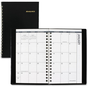 Acco At-A-Glance Unruled Pocket Monthly Planner - AAG7012105 - Shoplet.com