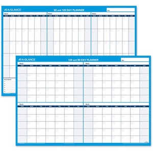 At-a-glance 90 120-day Erasable Wall Planner - Aagpm23928 - Shoplet.com