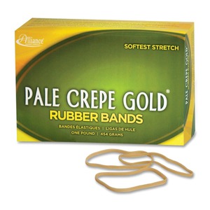 Alliance Rubber 20335 Pale Crepe Gold Rubber Bands - Size ...