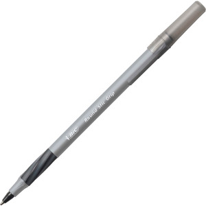 BIC Fine Point Round Stic Pens - BICGSFG11BK - Shoplet.com