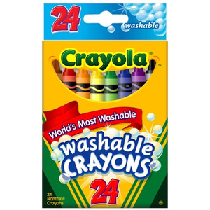 Crayola Washable Crayons - CYO526924 - Shoplet.com