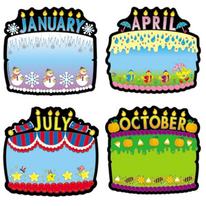 Carson-Dellosa Celebratory Birthday Cakes - CDPCD1726 - Shoplet.com