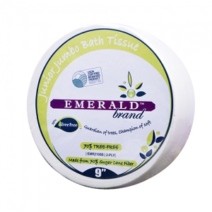 Emerald 9" 2ply Tree-Free Jumbo Bath Tissue - EMR2100B - Shoplet.com