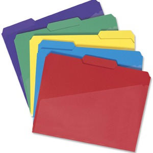 Smead Color Top Tab Poly Slash Pocket Folders - SMD10540 - Shoplet.com