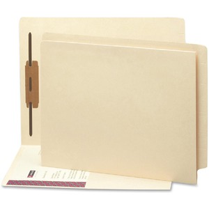 Smead End Tab Pocket Folder with Fastener - SMD34100 - Shoplet.com