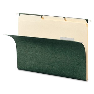 smead tab folders hanging recycled file letter cut box manilla assorted folder interior height shoplet