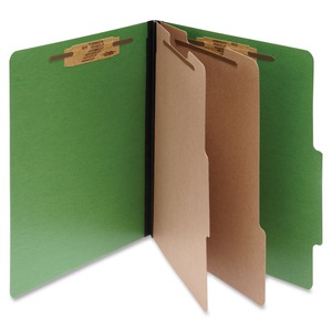 Acco ColorLife PRESSTEX 6-Part Classification Folders - ACC15665 ...