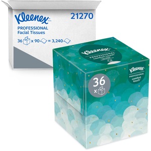 送料無料の商品 Kleenex Upright Box Facial Tissue - KCC21270CT - Shoplet.com 小物