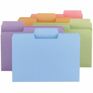 Smead SuperTab 1/3 Tab Cut Letter Recycled Top Tab File Folder ...