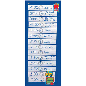 Carson Dellosa Education Scheduling Pocket Chart - CDPCD5615 - Shoplet.com