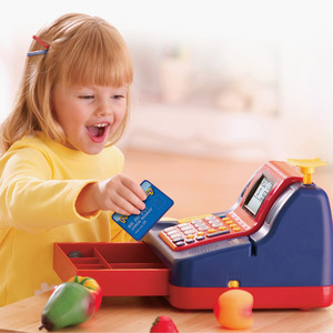 LEARNING RESOURCES CASH REGISTER MONEY visual data 7