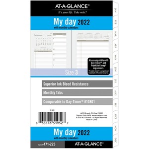 DAY RUNNER,INC. Day Runner Daily Planner Refill - AAG471225 - Shoplet.com