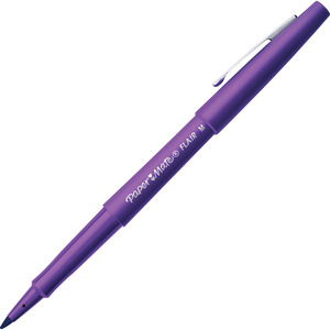 Papermate Flair Medium Marker Pen Purple (Dozen)-Montgomery Pens