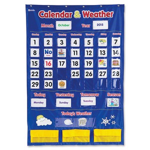 Learning Resources Calendar/Weather Pocket Chart - Theme/Subject: Learning - Skill Learning: Weather, Holiday, Day, Month, Celebration, Season, Week, Calendar - 3-6 Year - 1 Each Learning Resources Calendar/Weather Pocket Chart - Theme/Subject: Learning - Skill Learning: Weather, Holiday, Day, Month, Celebration, Season, Week, Calendar - 3-6 Year - 1 Each