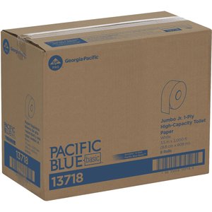 Georgia Pacific Blue Basic Jumbo Jr. High-Capacity Toilet Paper by GP ...