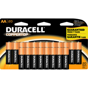 Duracell Coppertop Alkaline AA Battery - MN1500 - DURMN1500B20 ...