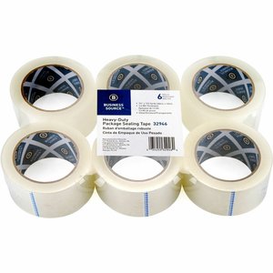 Business Source All-Purpose Clear Tape, 1" Core, 12 Rolls Pack - For Sealing, Mending & Protecting - View #5
