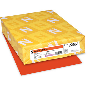 【日本未入荷・限定品】Acne Paper A1 ポスター Neenah Paper Astrobrights Color Paper - Orange - WAU22561