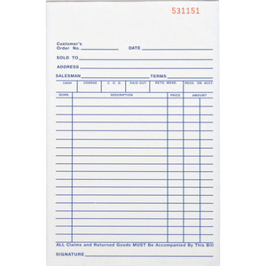 Business Source All-purpose Carbonless Triplicate Forms - BSN39553 ...