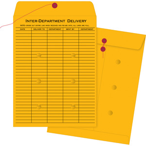 l'Enveloppe Réchauffante Business Source Ruled Interdepartmental Envelopes - BSN04546