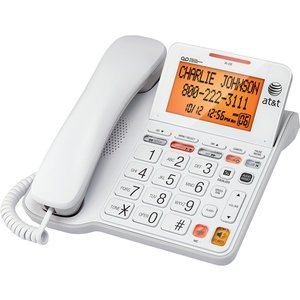 AT&T CL4940 Standard Phone - White - ATTCL4940 - Shoplet.com